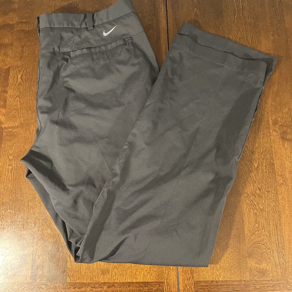 Nike Golf Pants Men's 38X32 Dri-Fit Tour Performance Dark Gray RN56323